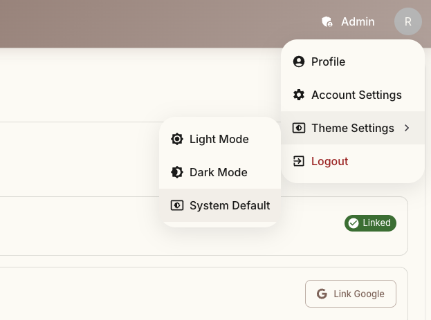 Settings Screen Capture
