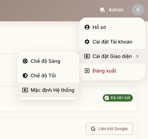 Chụp Màn hình Cài đặt